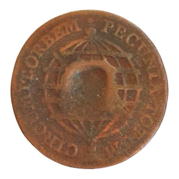 X Réis 1774 Cobre BC Brasil - Image 2