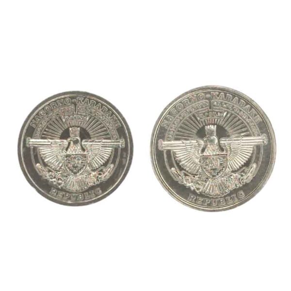 Set 2 Moedas FC de Nagorno-Karabakh Europa 50 Luma e 1 Dram 2004 - Image 2